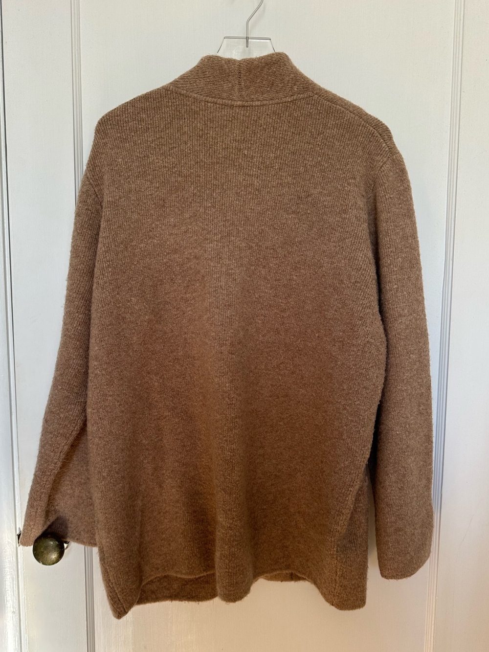 J. Crew Cocoon Sweater Blazer in Heather Mushroom - Picture 3 of 6